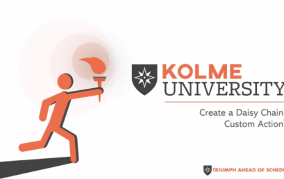 AdaptiveWork Dynamic Project Intake Using Daisy-Chained Custom Actions