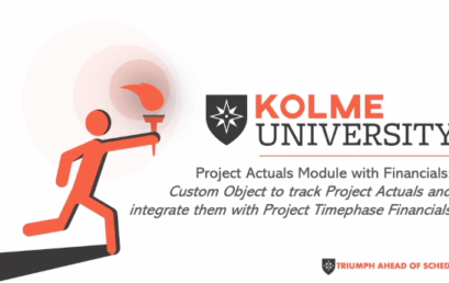 AdaptiveWork Custom Project Actuals Module with Financials